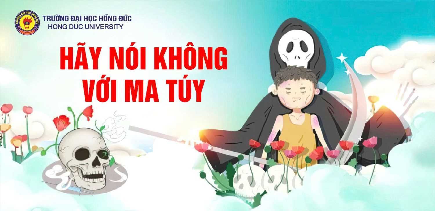 Hong Duc University Students Say "No" to Drugs